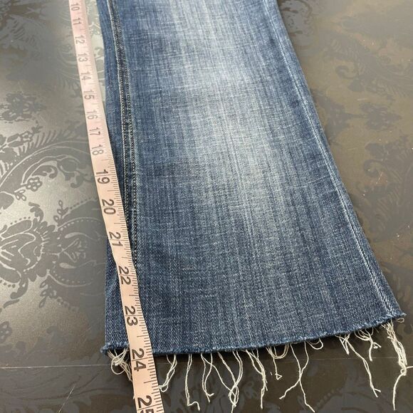 Burberry Brit Islington Low Rise Crop Boot Cut Jeans (altered length) Size 28 - Picture 8 of 12